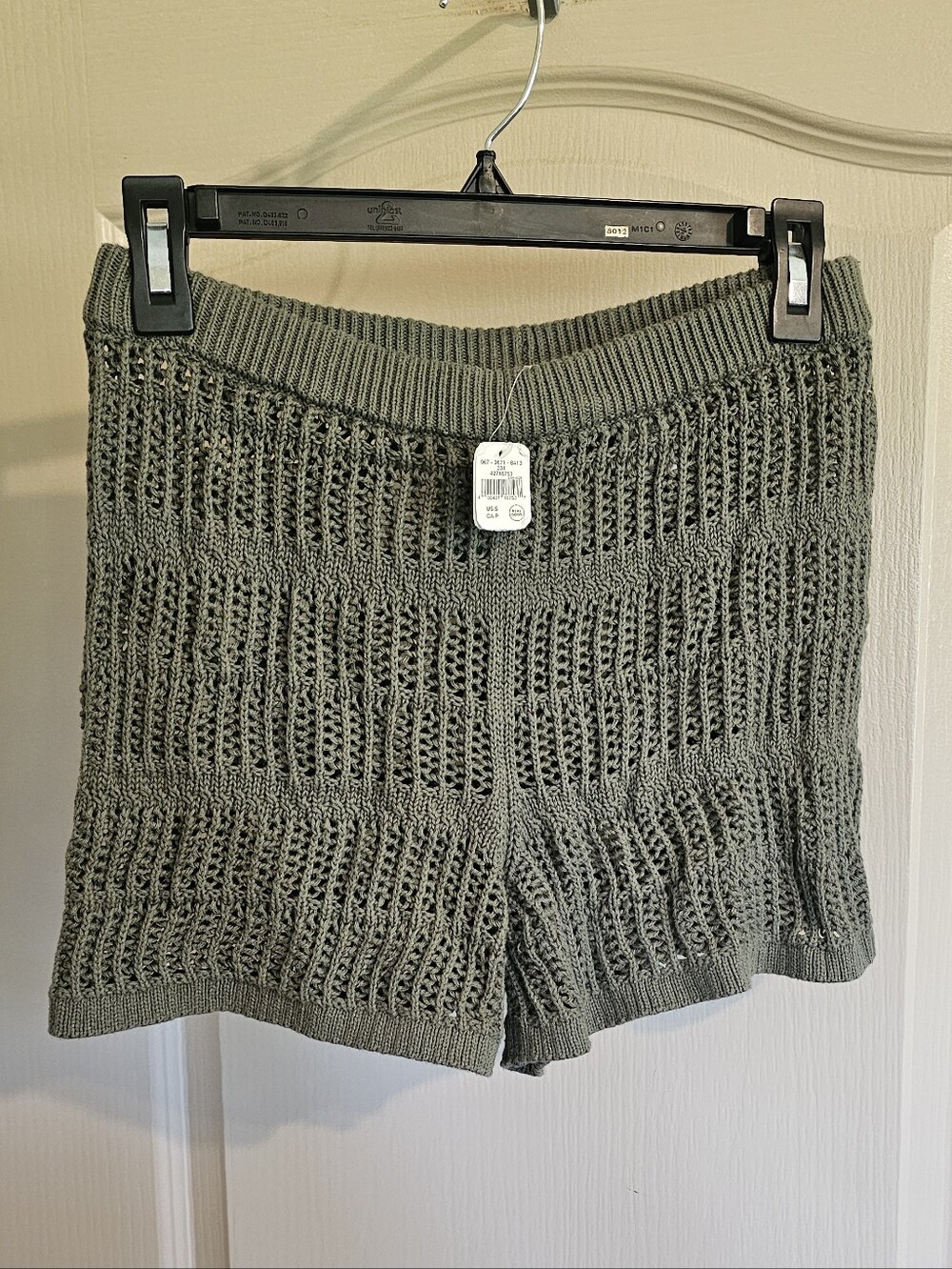 NWT Vintage Aerie Army Green Knit Shorts Small 100% Cotton